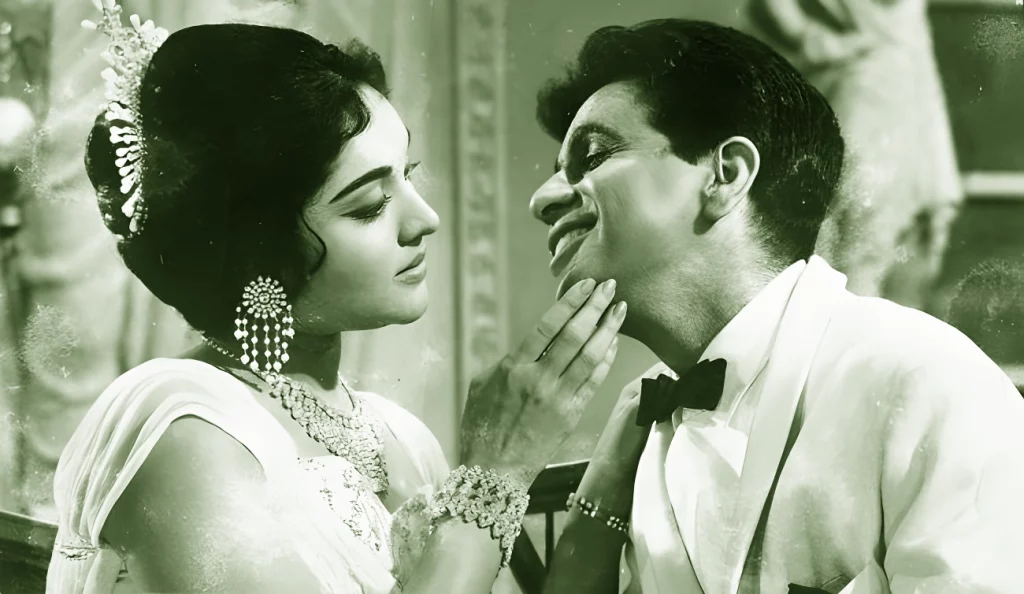 Dilip Kumar and Vyjayanthimala in Leader