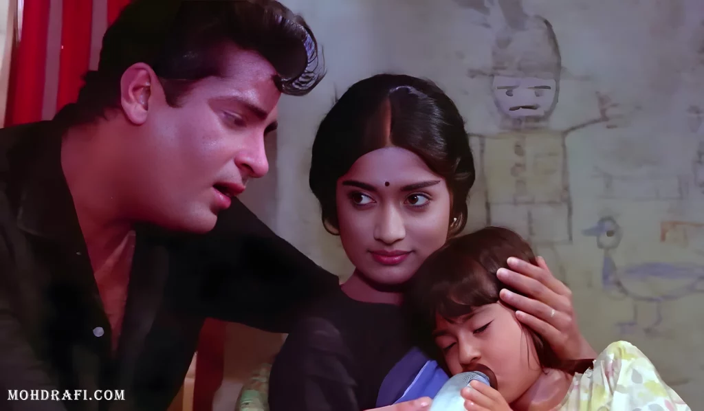 Shammi Kapoor and Rajshri in Main Gaoon Tum So Jao from Brahmachari