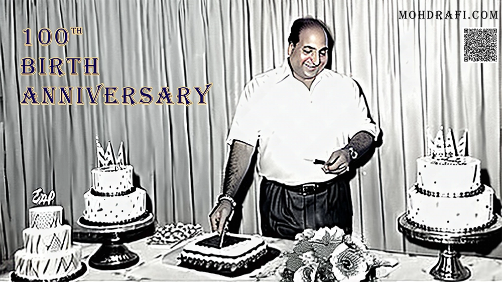 Mohammed Rafi Sahab is remembered on his 100th Birth Anniversary