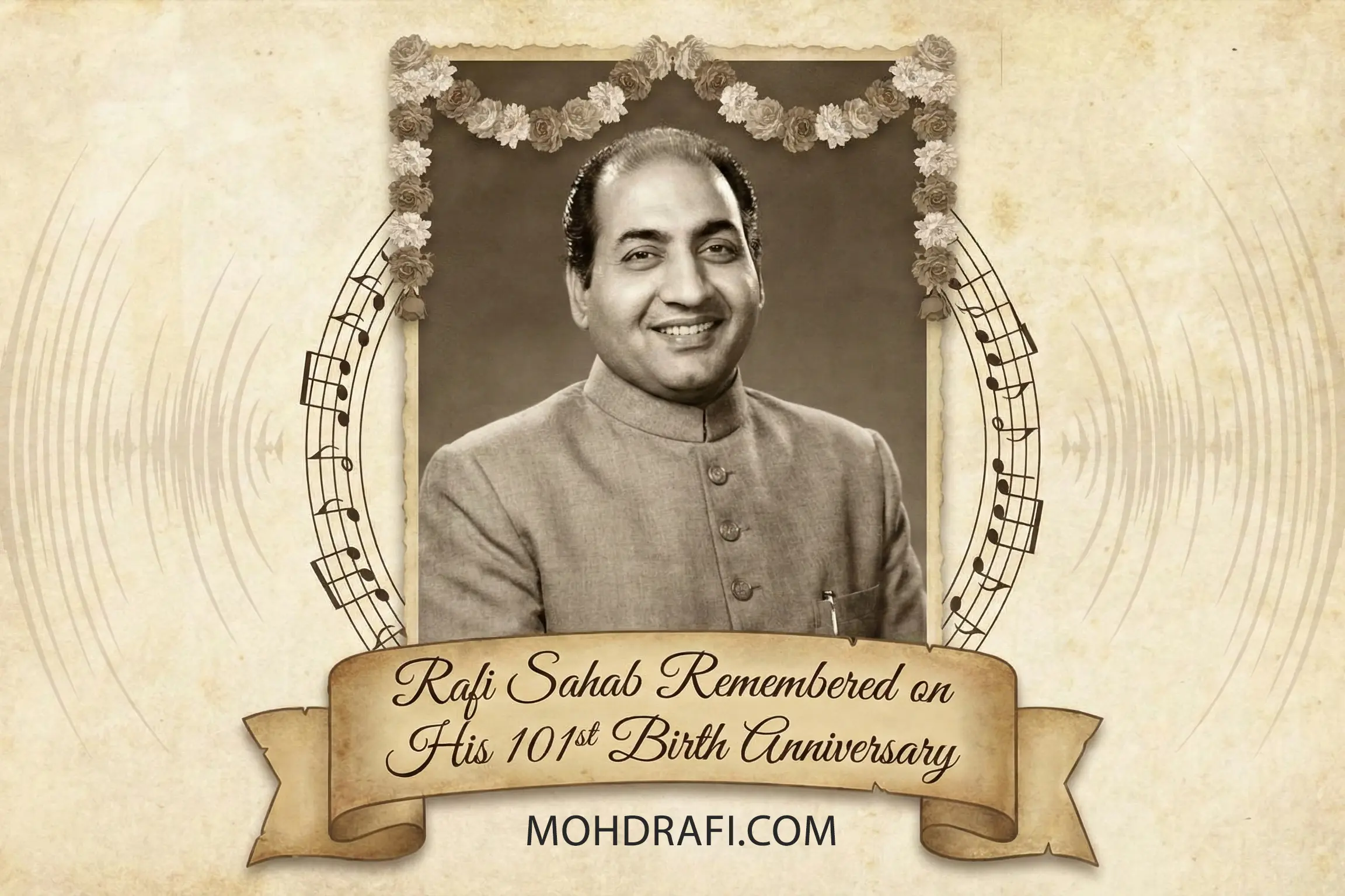 Rafi Sahab Remembered on His 101st Birth Anniversary – The Golden Voice That Defined Generations of Hindi Cinema